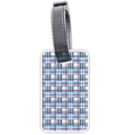 Decorative plaid pattern Luggage Tags (One Side) 