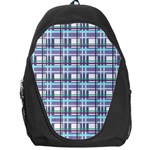 Decorative plaid pattern Backpack Bag