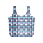 Decorative plaid pattern Full Print Recycle Bags (S) 