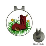 Boot in the grass Hat Clips with Golf Markers