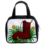 Boot in the grass Classic Handbags (2 Sides)