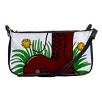 Boot in the grass Shoulder Clutch Bags