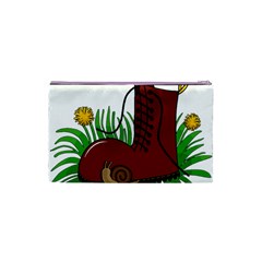 Boot in the grass Cosmetic Bag (XS) from ZippyPress Back