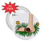 Barefoot in the grass 2.25  Buttons (10 pack) 