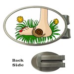 Barefoot in the grass Money Clips (Oval) 
