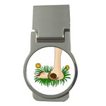 Barefoot in the grass Money Clips (Round) 