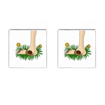 Barefoot in the grass Cufflinks (Square)