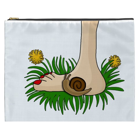 Barefoot in the grass Cosmetic Bag (XXXL)  from ZippyPress Front