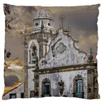 Exterior Facade Antique Colonial Church Olinda Brazil Large Cushion Case (One Side)