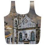 Exterior Facade Antique Colonial Church Olinda Brazil Full Print Recycle Bags (L) 