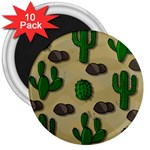 Cactuses 3  Magnets (10 pack) 