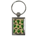 Cactuses Key Chains (Rectangle) 