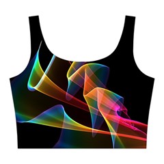 Crystal Rainbow, Abstract Winds Of Love  Midi Sleeveless Dress from ZippyPress Top Back