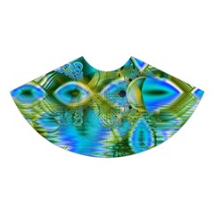 Mystical Spring, Abstract Crystal Renewal Midi Sleeveless Dress from ZippyPress Skirt Front