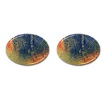 3 colors paint                    Cufflinks (Oval)