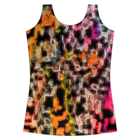 Colorful texture                    Crisscross Back Tank Top from ZippyPress Front