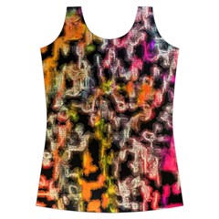 Colorful texture                    Crisscross Back Tank Top from ZippyPress Front