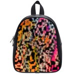 Colorful texture                     School Bag (Small)