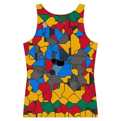 Stained glass                        Women s Sport Tank Top from ZippyPress Back