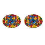 Stained glass                        Cufflinks (Oval)