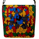 Stained glass                        Flap Closure Messenger Bag (S)