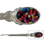 Colorful horizontal paint strokes                         Letter Opener