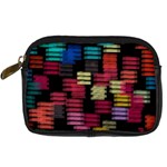 Colorful horizontal paint strokes                    Digital Camera Leather Case