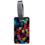 Colorful horizontal paint strokes                         Luggage Tag (one side)