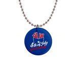 USA fries 4july Button Necklace