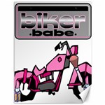 Biker Babe Canvas 36  x 48  