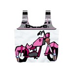 Biker Babe Full Print Recycle Bags (S) 