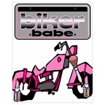 Biker Babe Drawstring Bag (Small)
