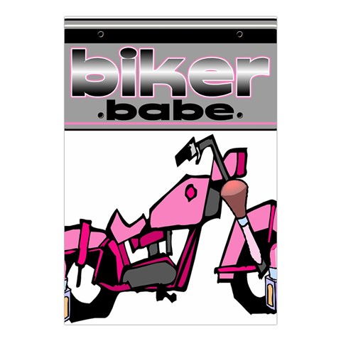 Biker Babe Large Tapestry from ZippyPress Front
