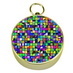 Colorful squares pattern                             Gold Compass