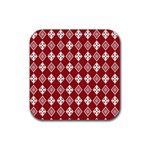 xmas0031 Rubber Square Coaster (4 pack)
