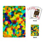 Colorful watercolors texture                                    Playing Cards Single Design