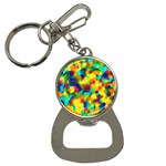 Colorful watercolors texture                                    Bottle Opener Key Chain