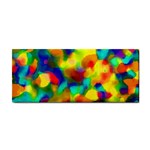 Colorful watercolors texture                                    Hand Towel