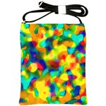 Colorful watercolors texture                                    Shoulder Sling Bag