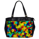 Colorful watercolors texture                                    Oversize Office Handbag