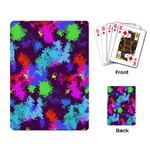 Paint spots texture                                         Playing Cards Single Design