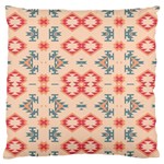 Tribal shapes                                    Large Flano Cushion Case (Two Sides)