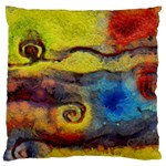 Painted swirls                              Standard Flano Cushion Case (Two Sides)