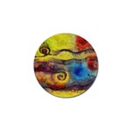 Painted swirls                                    Golf Ball Marker