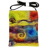 Painted swirls                                    Shoulder Sling Bag