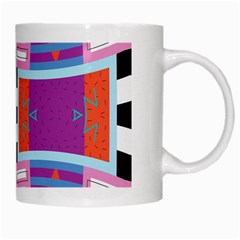 Mirrored distorted shapes                                    White Mug from ZippyPress Right