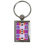 Mirrored distorted shapes                                    Key Chain (Rectangle)