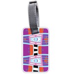 Mirrored distorted shapes                                    Luggage Tag (one side)