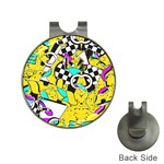 Shapes on a yellow background                                         Golf Ball Marker Hat Clip