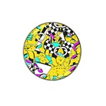 Shapes on a yellow background                                         Hat Clip Ball Marker